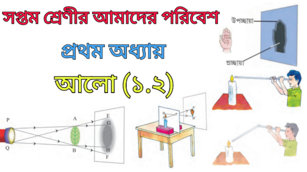 WB Class 7 Amader Poribesh Chapter 1.2 আলো