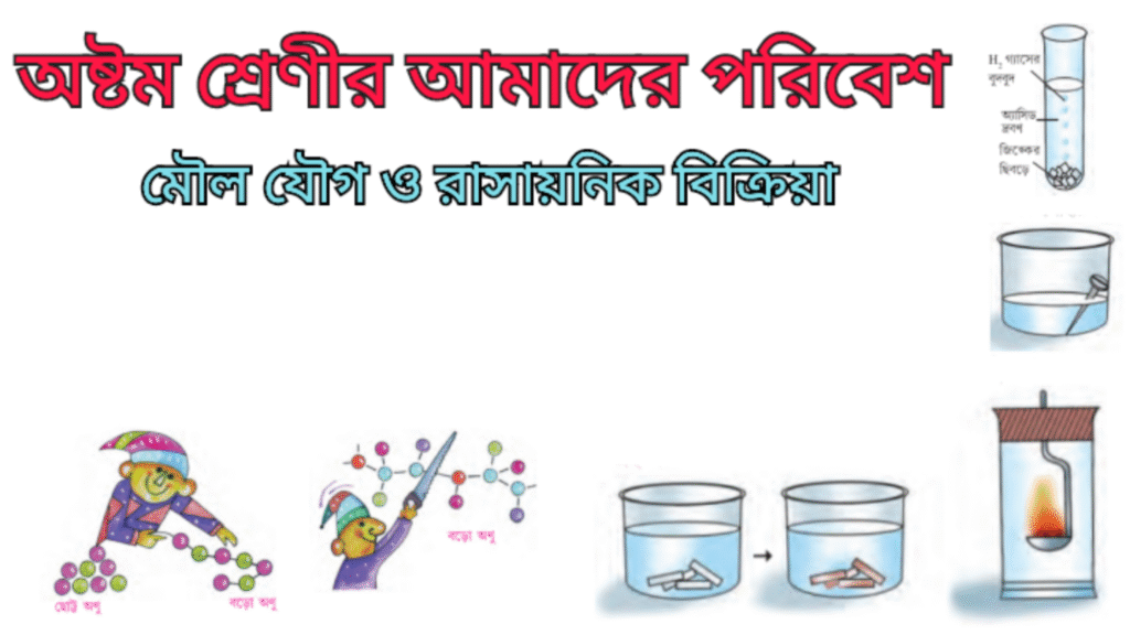 WB Class 8 Poribesh Chapter 2.3 রাসায়নিক বিক্রিয়া